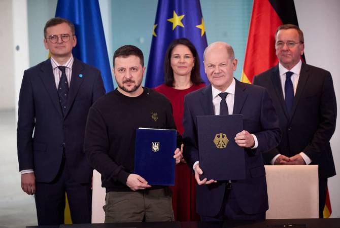 Германия подписала договор о гарантиях безопасности Украине   
