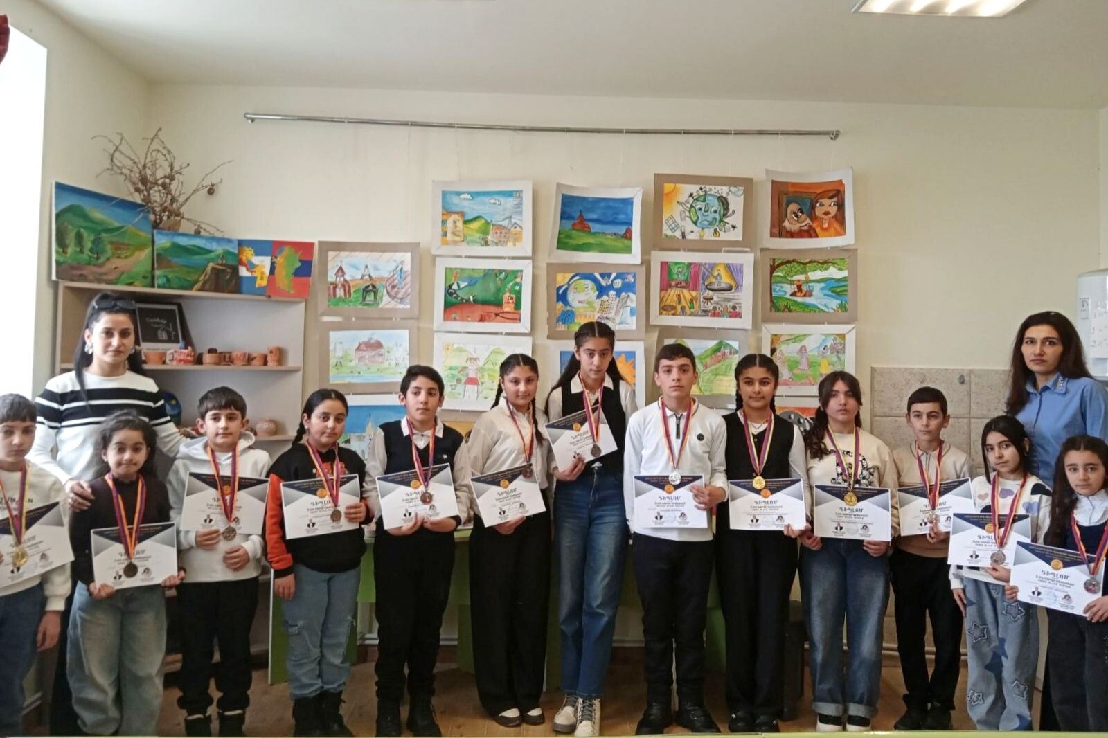 Ученики Культурного центра «Гандзак» из Гегаркуникской области Армении завоевали призы на международном конкурсе-фестивале UNIVERSE ART 