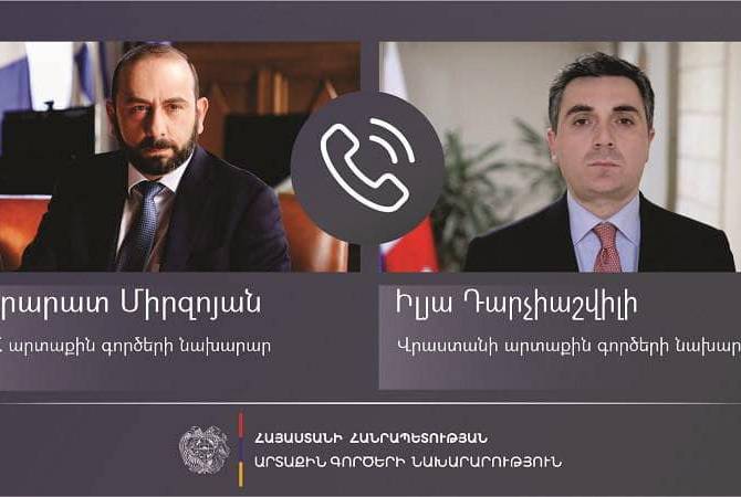 Министры иностранных дел Армении и Грузии провели телефонный разговор 
