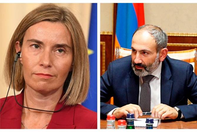 Федерика Могерини пригласила премьер-министра Армении при первой возможности посетить Брюссель 