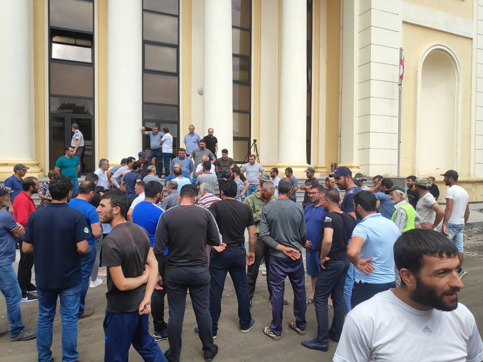Грузия. Жители 13 армянских сел Джавахети проводят акцию протеста 