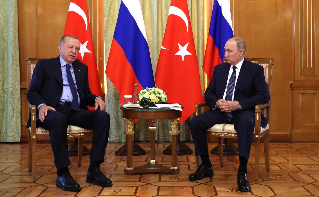 Путин и Эрдоган договорились о частичной оплате газа в рублях 