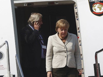 Ангела Меркель прибыла в Ереван 
