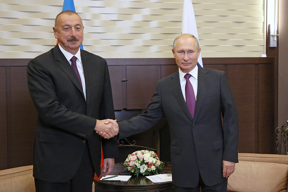 Путин  и Алиев обсудили обострение обстановки на армяно-азербайджанской границе 