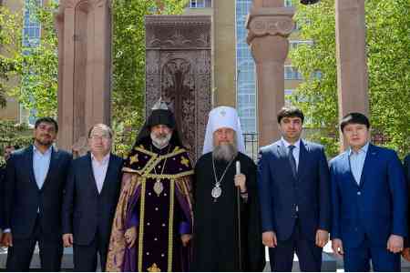 В столице Казахстана состоялось торжественное открытие хачкара 