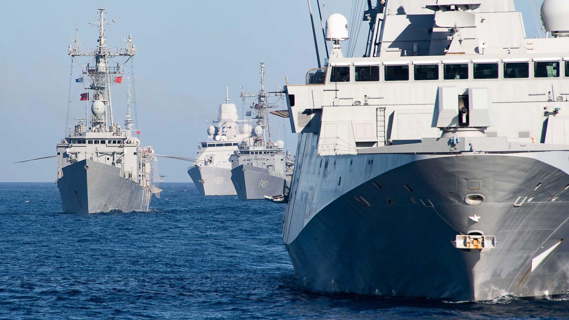 Корабли НАТО вошли в Балтийское море 
