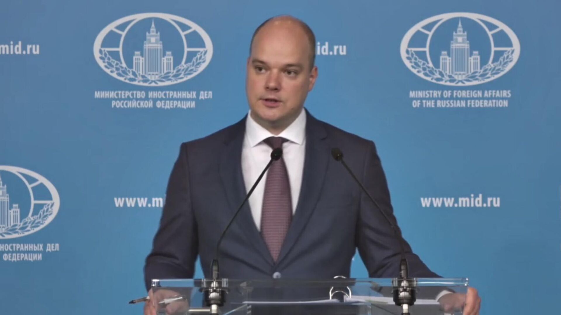МИД РФ о ноте протеста из-за антироссийских вбросов о взрыве в "Сурмалу": ожидаем ответа 