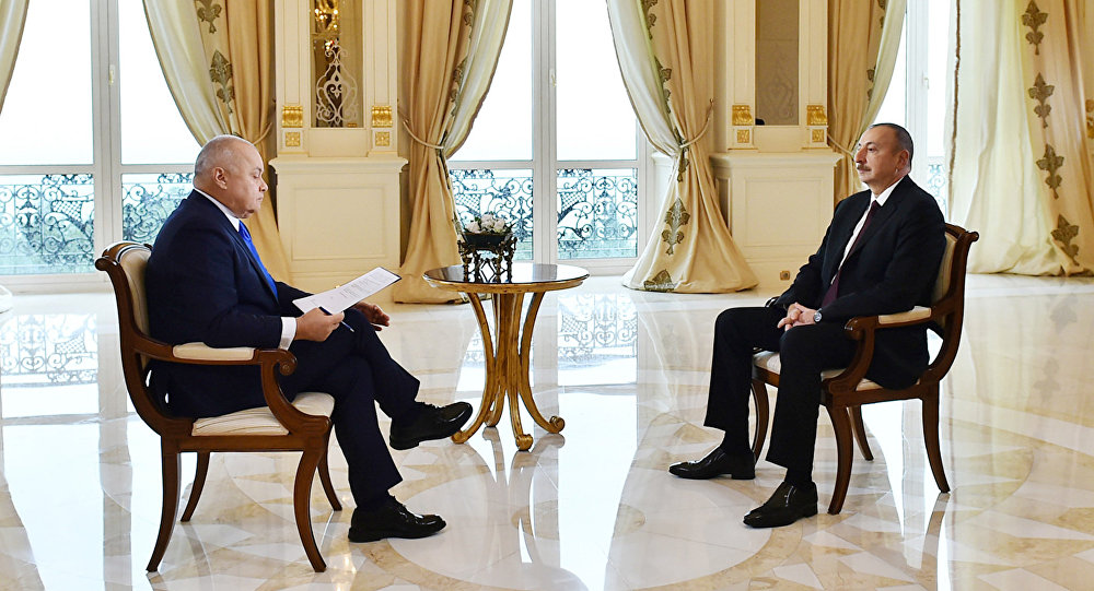 Дмитрий Киселев уверен, что Алиев знает историю своей страны 