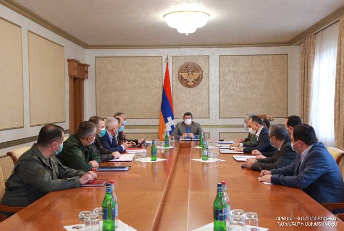 Президент Республики Арцах провел заседание Совета безопасности 