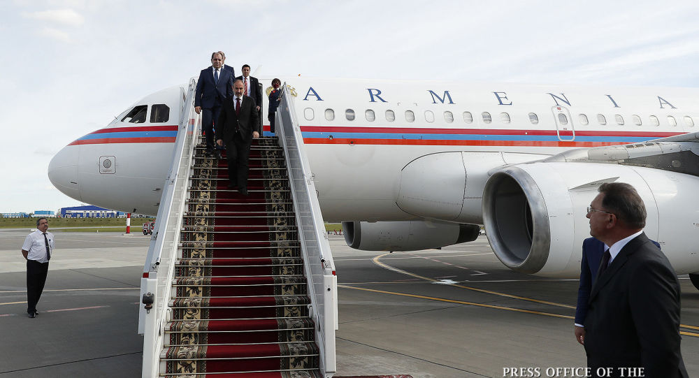 Премьер-министр Армении Никол Пашинян прибыл с рабочим визитом в Минск 