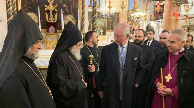 Принц Чарльз посетил армянский храм в Иерусалиме 
