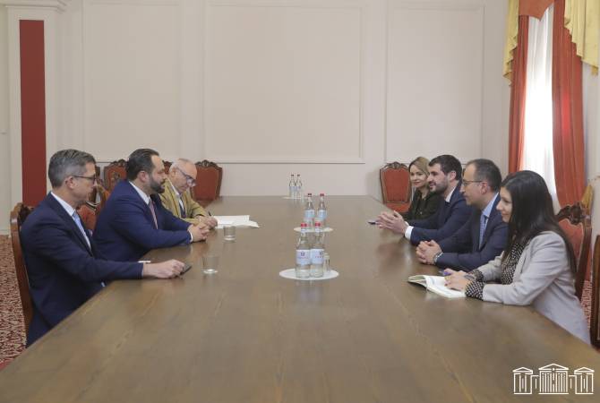 Депутаты Европарламента встретились с депутатами постоянной комиссии НС по вопросам европейской интеграции 
