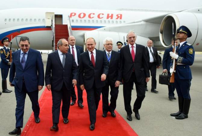 Путин прибыл в Баку  