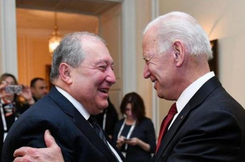 Вопрос президента Армении Армена Саркисяна – Джо Байдену – в заголовках мировых СМИ 