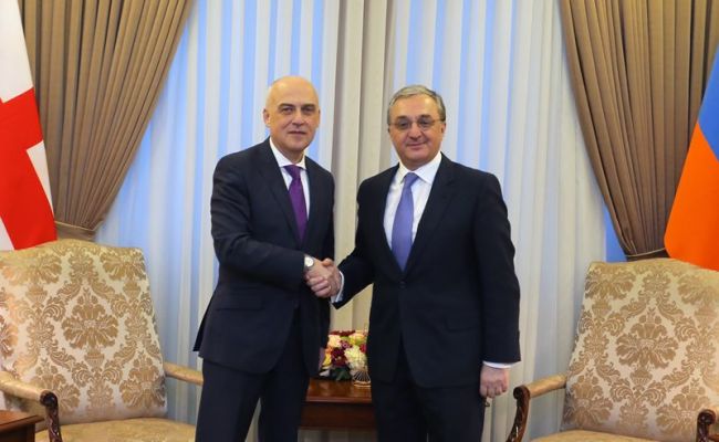 Зограб Мнацаканян подробно представил грузинскому коллеге напряженную ситуацию на армяно-азербайджанской границе 