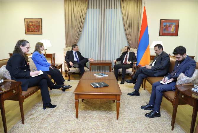 Глава МИД Армении принял сопредседателя Минской группы ОБСЕ от США 