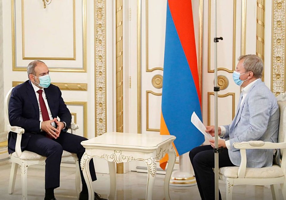 Премьер Армении в интервью телеканалу РБК: Союзник России в Армении не Пашинян, не Саргсян, не Кочарян, а армянский народ  