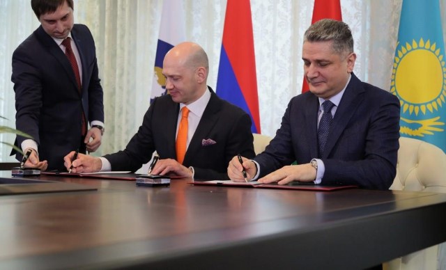 Тигран Саркисян о подписании Меморандума о взаимодействии между ЕЭК и МТРК «Мир» 