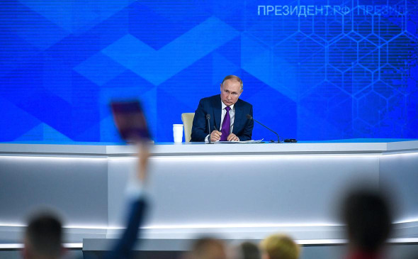 В Кремле допустили перенос большой пресс-конференции Путина на 2023 год 