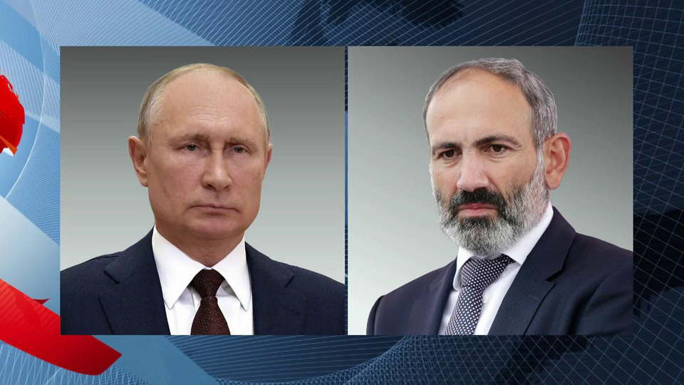 Главы России и Армении Владимир Путин и Никол Пашинян обсудили Карабах 