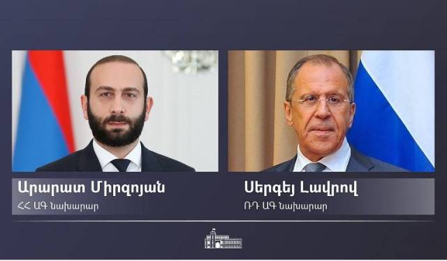 Лавров и Мирзоян отметили важность деэскалации на армяно-азербайджанской границе 