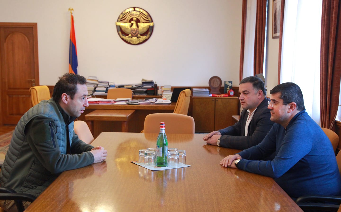 Мэр Еревана встретился с президентом Арцаха 
