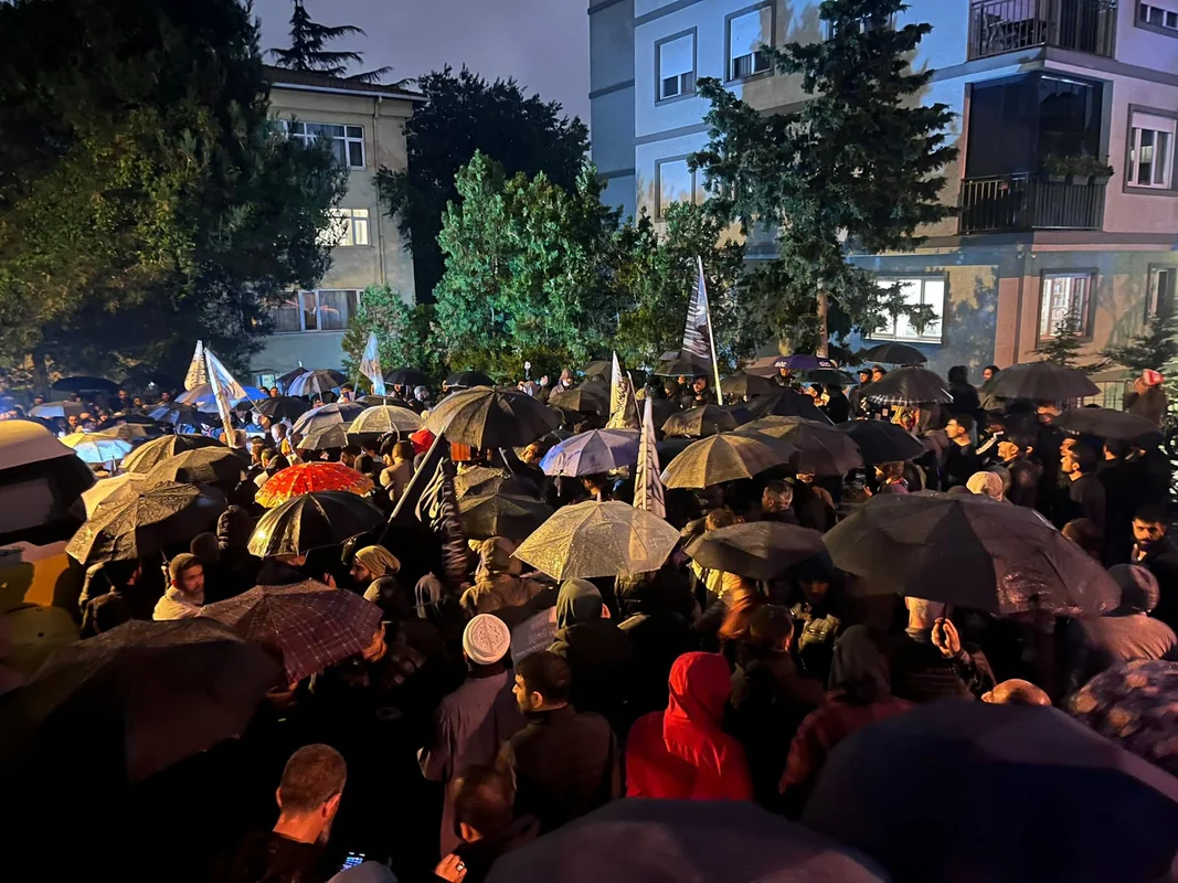 Акция протеста прошла в Анкаре перед посольством Азербайджана 