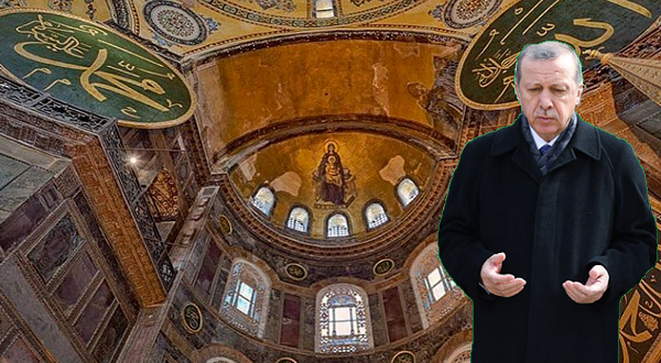 Эрдоган против Православия. Президент Турции распорядился превратить собор Святой Софии в мечеть 