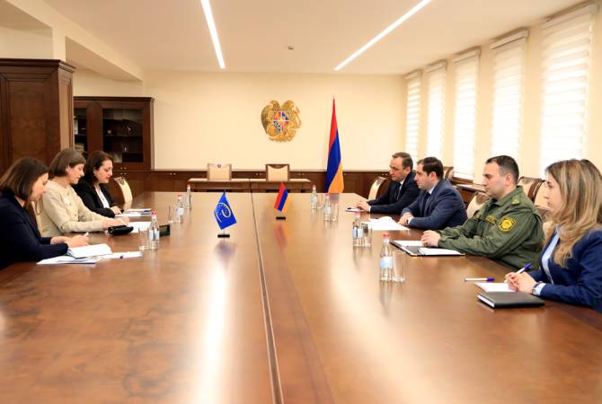 Министр обороны принял главу офиса Совета Европы в Армении 