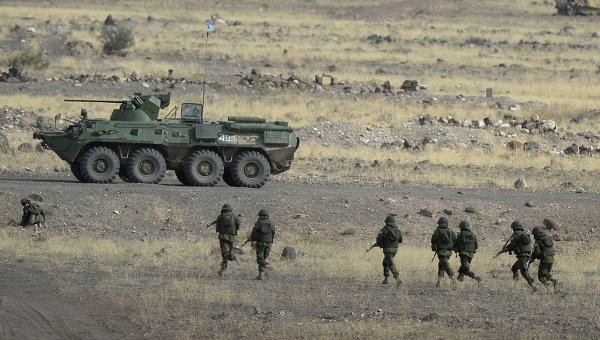 Российские военнослужащие в Армении отразили атаку условной диверсионной группы 