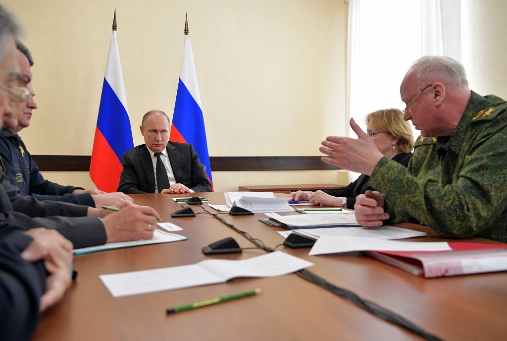 Путин о пожаре в Кемерово 