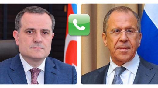 Лавров и Байрамов обсудили реализацию трехсторонних заявлений по Карабаху 