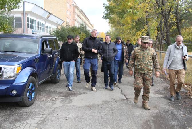 Глава общины Джермук представил группе ОБСЕ по оценке потребностей ситуацию после последней агрессии Азербайджана 
