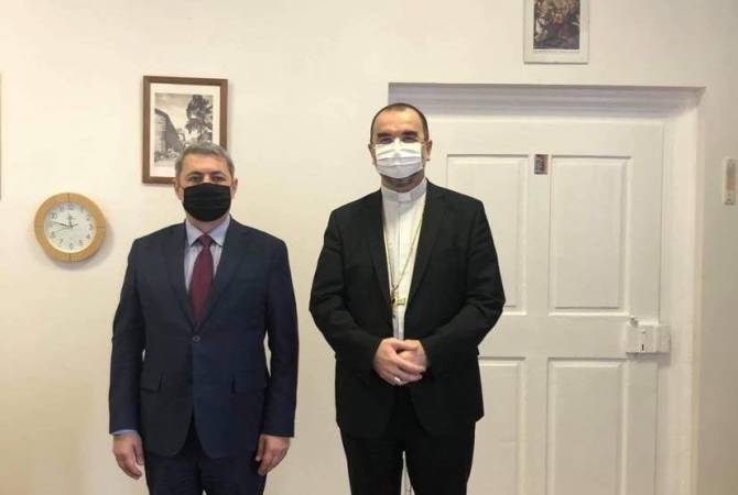 Посол Армении и лидер армян католиков Румынии обсудили последствия войны в Арцахе 