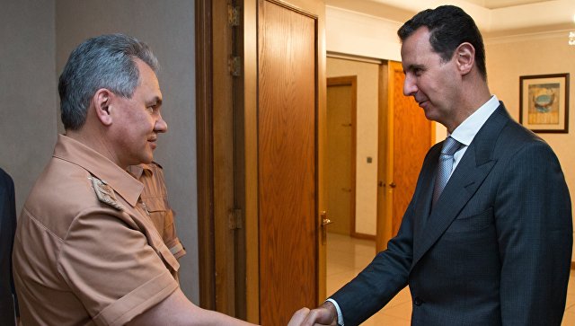 Шойгу встретился с Асадом по поручению Путина 