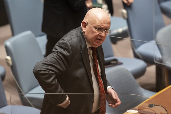 Небензя покинул зал Совбеза ООН после обвинений главы Евросовета 