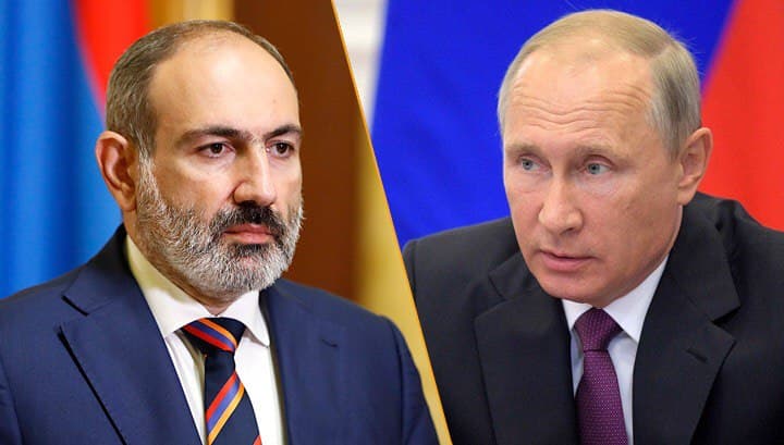 Пашинян обсудил с Путиным вопрос вторжения азербайджанских ВС в село Парух и итоги брюссельской встречи 