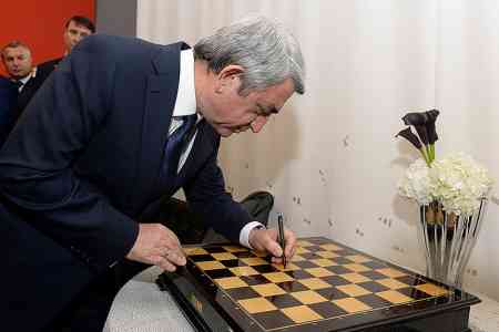 Серж Саргсян вновь избран президентом Федерации шахмат Армении 