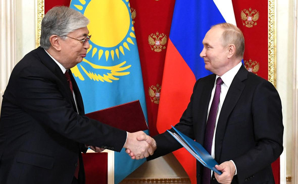 Путин и Токаев выступили за соблюдение Устава ООН и «поддержание мира» 