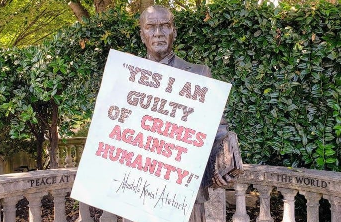 В Вашингтоне поиздевались на статуей Ататюрка. МИД Турции в гневе 