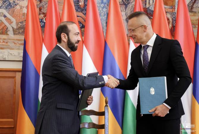 Армения и Венгрия подписали соглашение об экономическом сотрудничестве и программу сотрудничества МИД РА с МИД Венгрии 