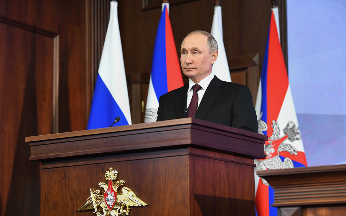 Путин заявил о попытке подменить международное право диктатом  