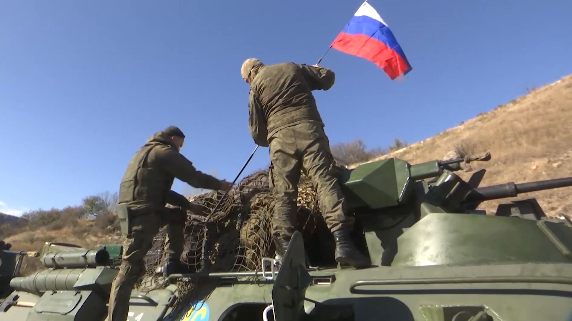Российские миротворцы в Мартакерте отрабатывают действия на случай нарушения перемирия 