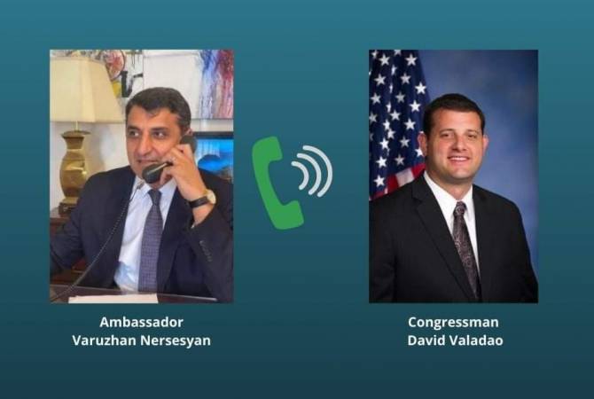 Посол Армении поговорил с конгрессменом США Валадао о возвращении Азербайджаном армянских пленных 
