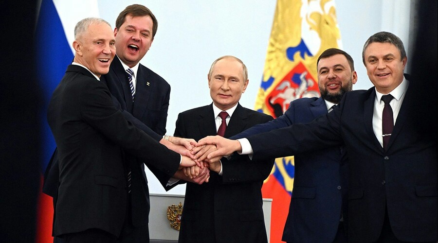 Путин назначил врио глав ДНР, ЛНР, Запорожской и Херсонской областей 