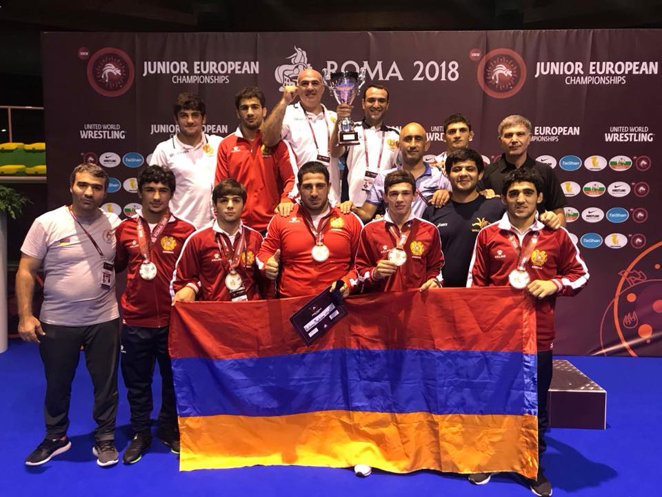 Трое армянских борцов вольного стиля стали чемпионами Европы 