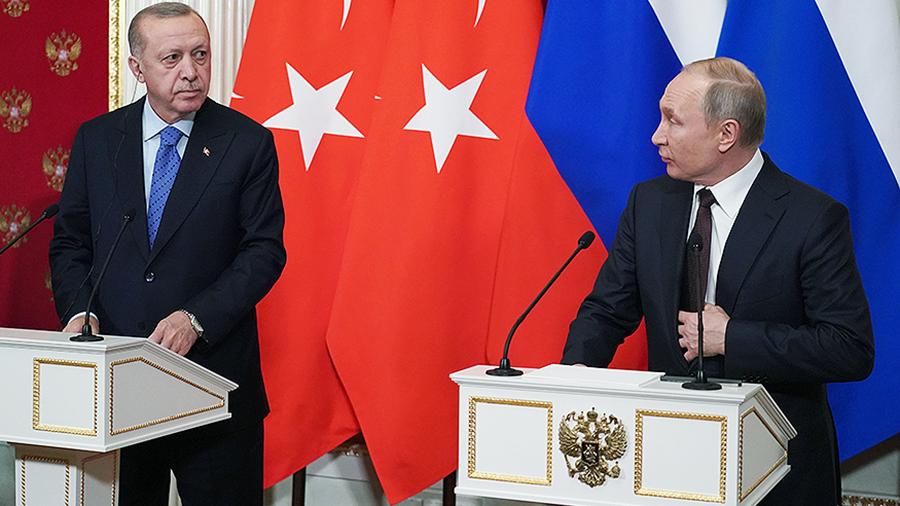 Путин и Эрдоган обменялись поздравлениями по случаю 100-летия установления дипломатических отношений между Россией и Турцией  
