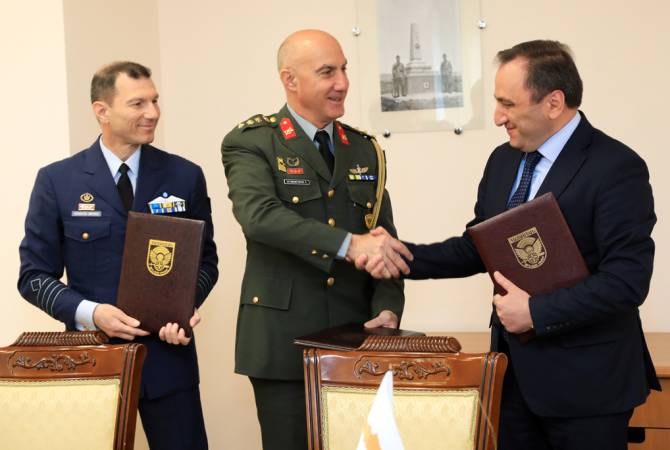Подписан План действий трехстороннего военного сотрудничества Армения-Греция-Кипр 