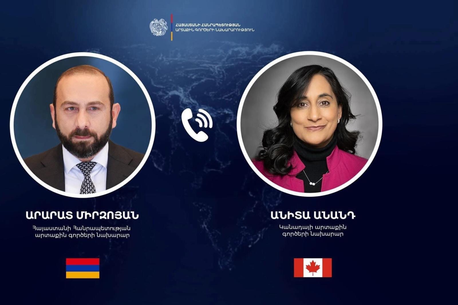 Армения готова оказать помощь в эвакуации канадских граждан из Ирана через свою территорию 