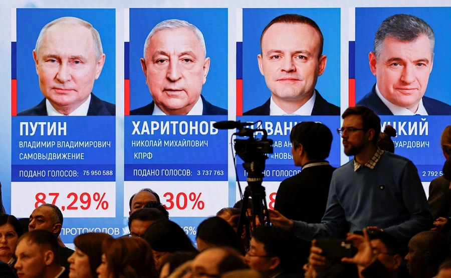 ЦИК подсчитала 100% протоколов на выборах президента России 